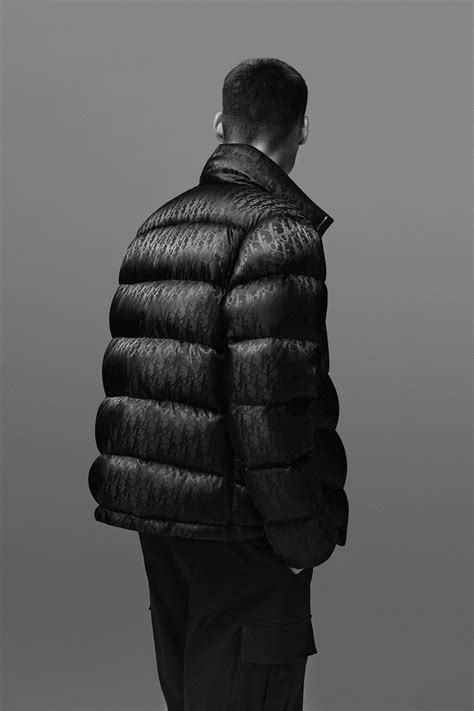 dior bubble coat mens|Dior jacquard black jacket.